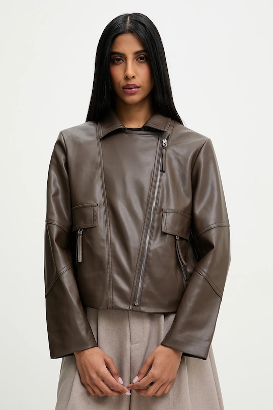 Bunda Answear.LAB hnědá PK925860.ios