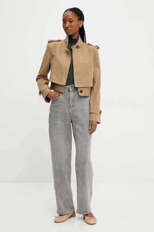 Answear.LAB rövid kabát B9831GC.flk barna WW25