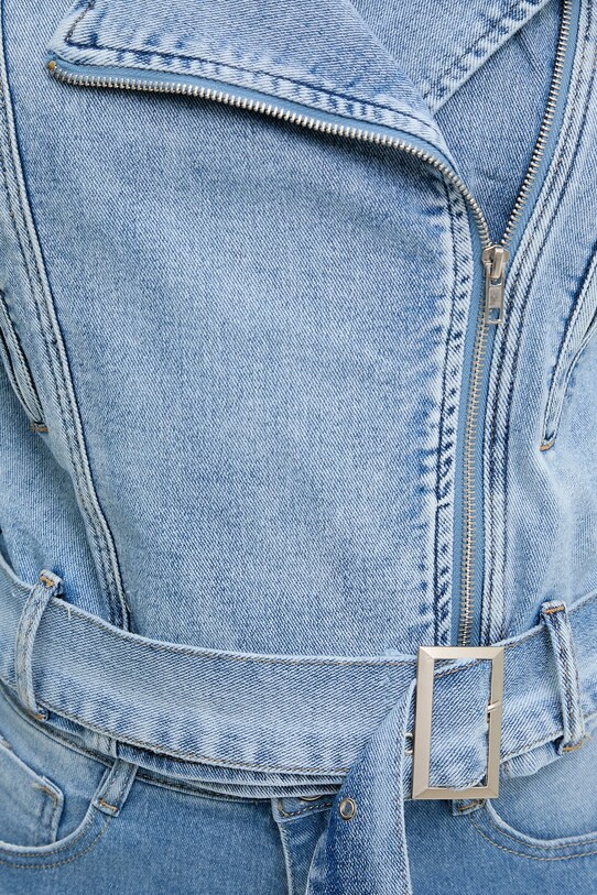 Answear.LAB kurtka jeansowa RD2507.fos niebieski