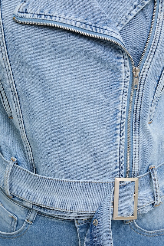 Answear.LAB kurtka jeansowa RD2507.fos niebieski