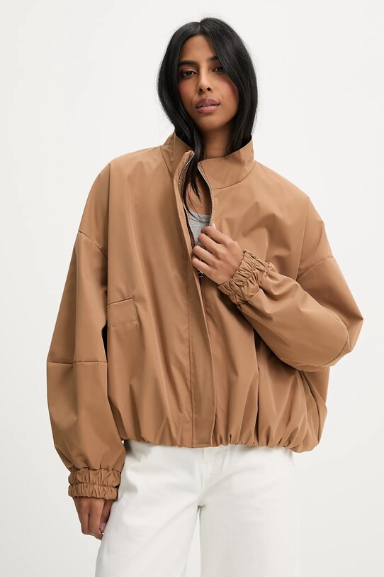 Answear Lab kurtka nieocieplane brązowy 3794.flk