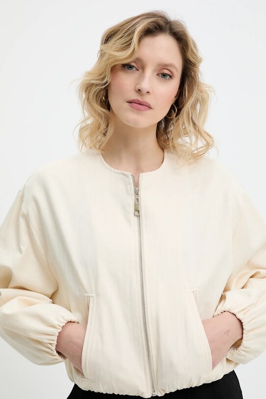 Answear.LAB kurtka bawełniana beżowy 38159.tos