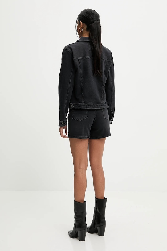 Odzież Answear.LAB kurtka jeansowa BSJ8001.tos czarny