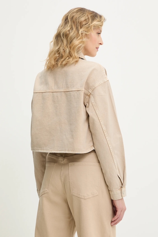 Odzież Answear.LAB kurtka jeansowa BCJ78.tos beżowy