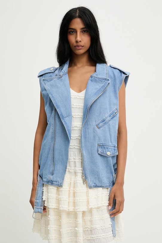 Traper prsluk Answear.LAB za prijelazno razdoblje plava 1J764.2.hos