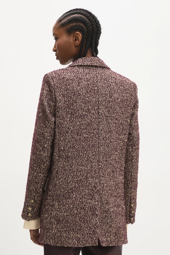 Odzież Answear.LAB marynarka 92700.ios bordowy