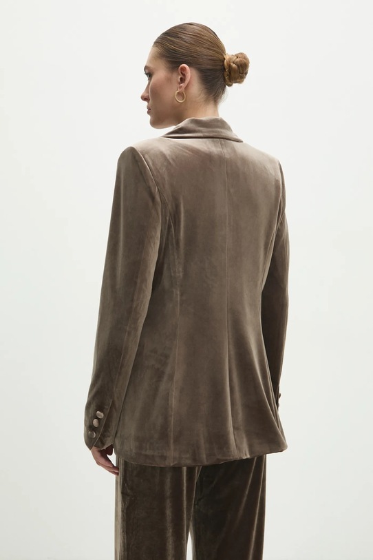 Σακάκι από βελούδο Answear.LAB μπεζ v2228.ios