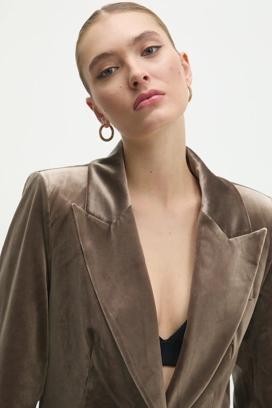 Σακάκι από βελούδο Answear.LAB v2228.ios μπεζ