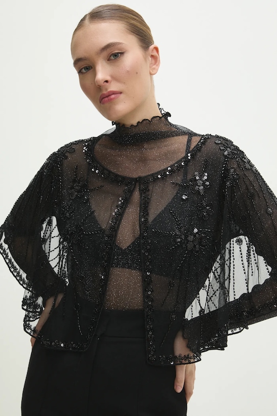 Накидка Answear.LAB oversize чёрный .061.fos