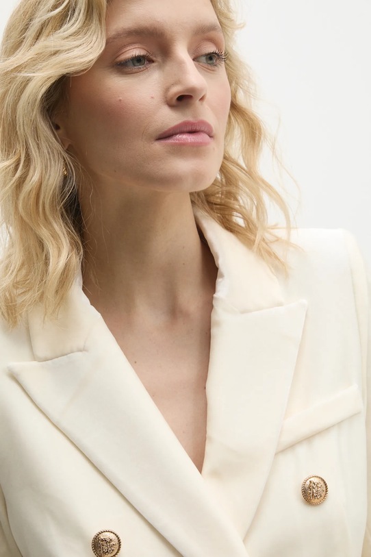 Answear.LAB marynarka welurowa beżowy v1721n.FLK