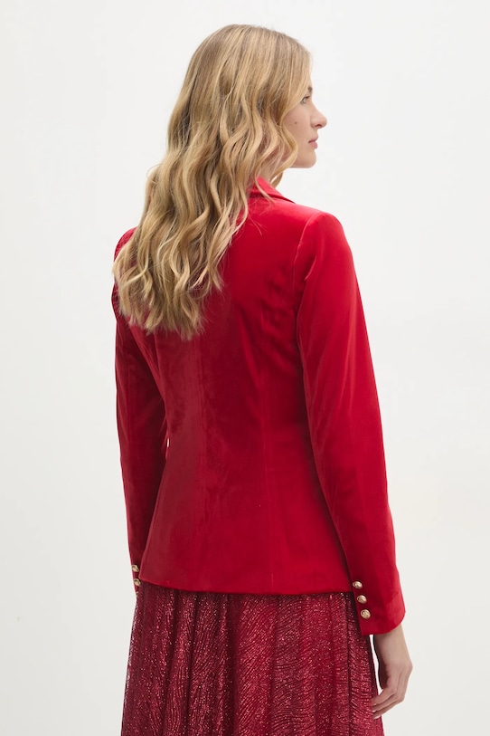 Odzież Answear.LAB marynarka welurowa v1721n.FLK czerwony