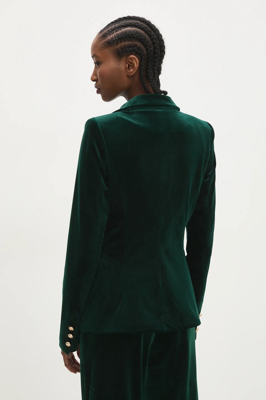 Ρούχα Σακάκι από βελούδο Answear.LAB v1721n.FLK πράσινο