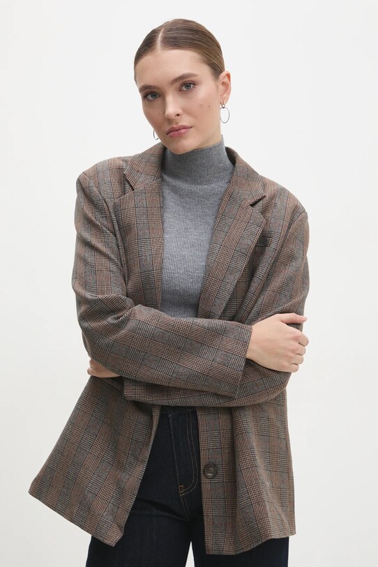 Пиджак Answear.LAB с подкладкой коричневый B530.hos