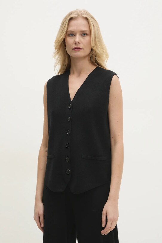 Безрукавка Answear Lab без підкладки чорний W2139.HKK