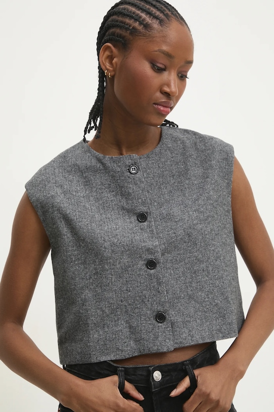 Безрукавка Answear.LAB мелкий узор серый 71311GL.ims