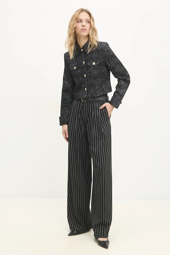 Answear.LAB marynarka z wełną 26641.ims czarny WW25