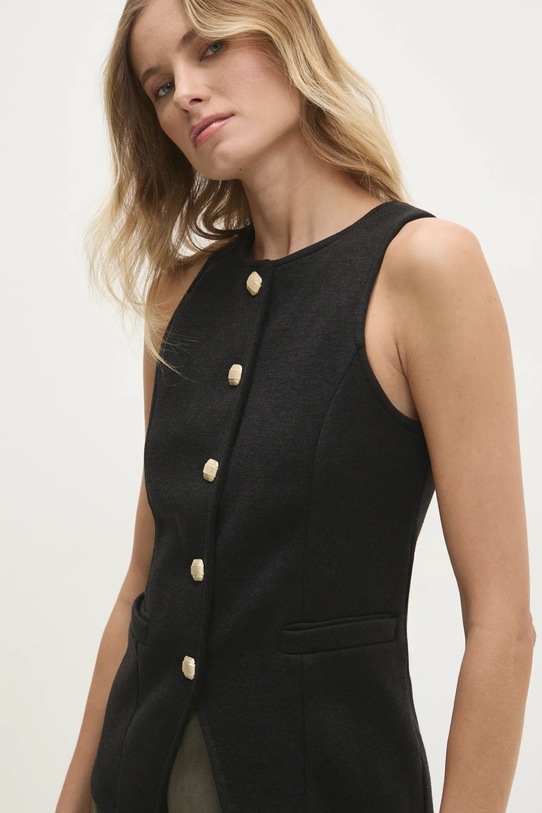 Answear.LAB kamizelka czarny 92760.IKK