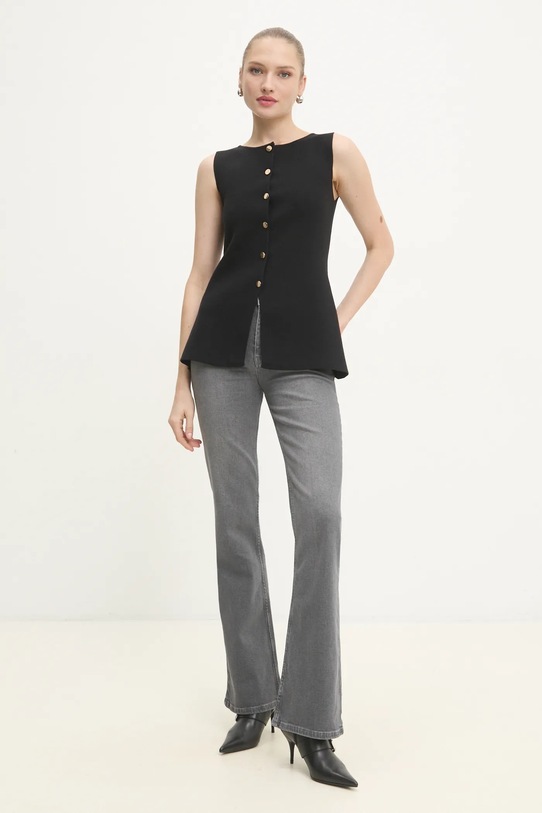 Answear.LAB kamizelka 6368.fos czarny WW25