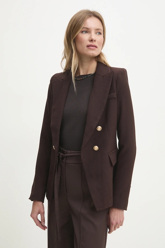 Answear Lab sacou cu captuseala maro v2317.fos