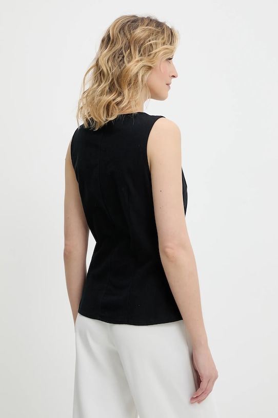 Ρούχα Βαμβακερό γιλέκο Answear.LAB LWV.620MARLIN.ums μαύρο