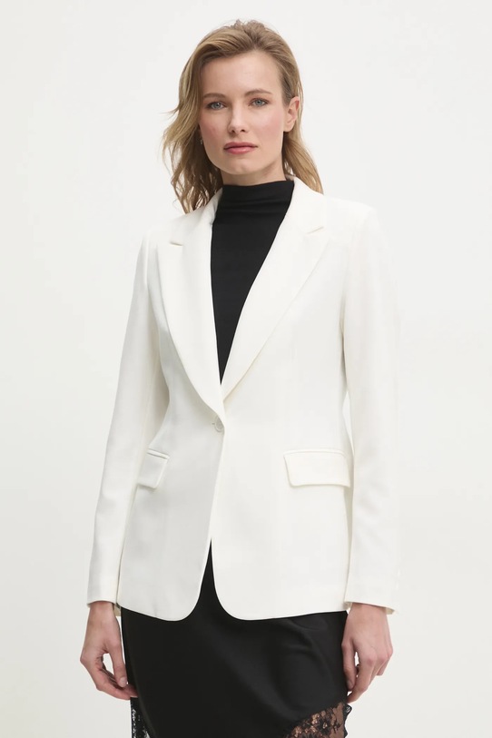 Answear.LAB marynarka tkanina biały V2579.fos
