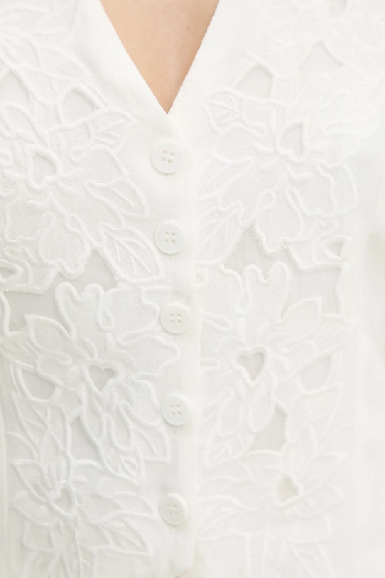 Prsluk s dodatkom lana Answear.LAB mj8002 bijela