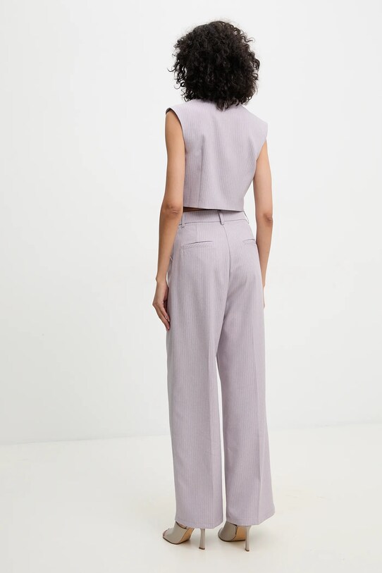 Answear Lab compleu - jachetă și pantaloni V331.P981.HWK violet WW25