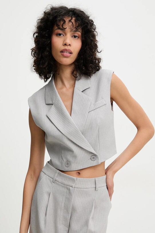 Îmbrăcăminte Answear Lab compleu - jachetă și pantaloni V331.P981.HWK gri