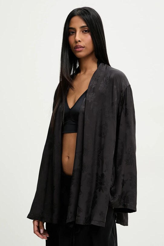 Answear Lab sacou cu modele negru 93005.IKK