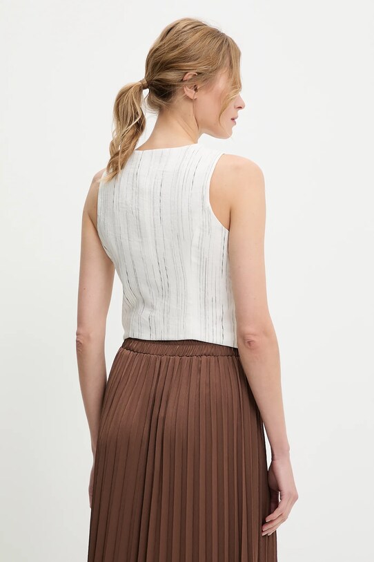 Одежда Жилет из льна Answear Lab 22080.hos белый