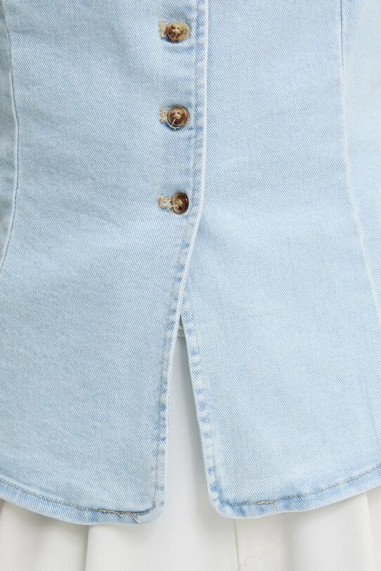 Telovnik iz jeansa Answear.LAB RD3052.hlk modra