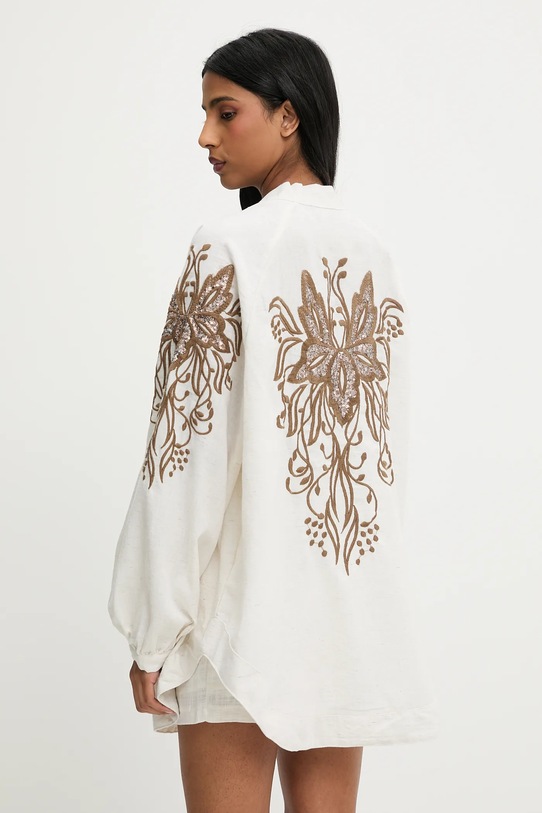 pelerină cu modele bej 32117..tos