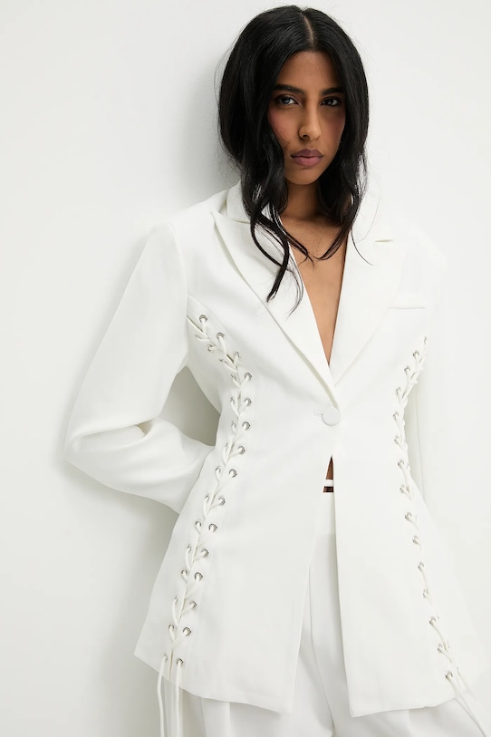 Answear.LAB zakó szövet fehér V7739.iak