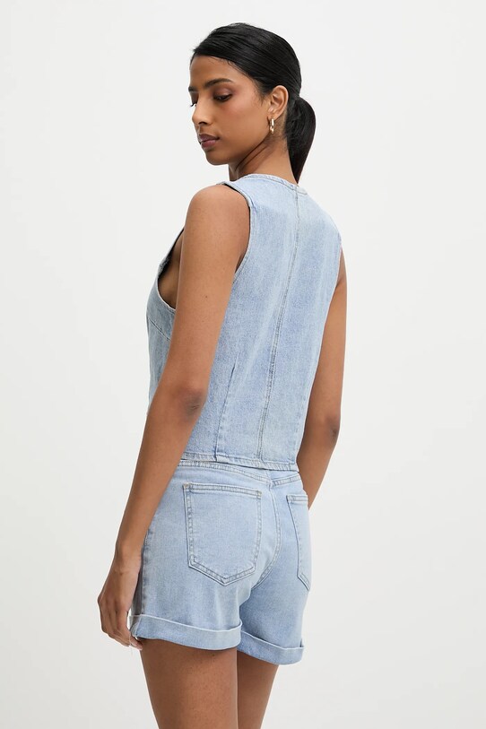 Îmbrăcăminte Answear Lab vesta jeans N2654.hak albastru