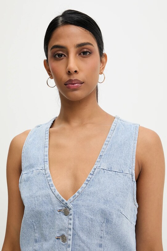 Answear Lab vesta jeans albastru N2654.hak