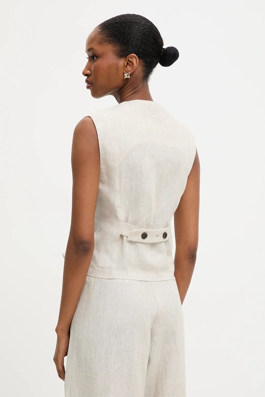 Одежда Льняной жилет Answear.LAB LD2557.hak бежевый