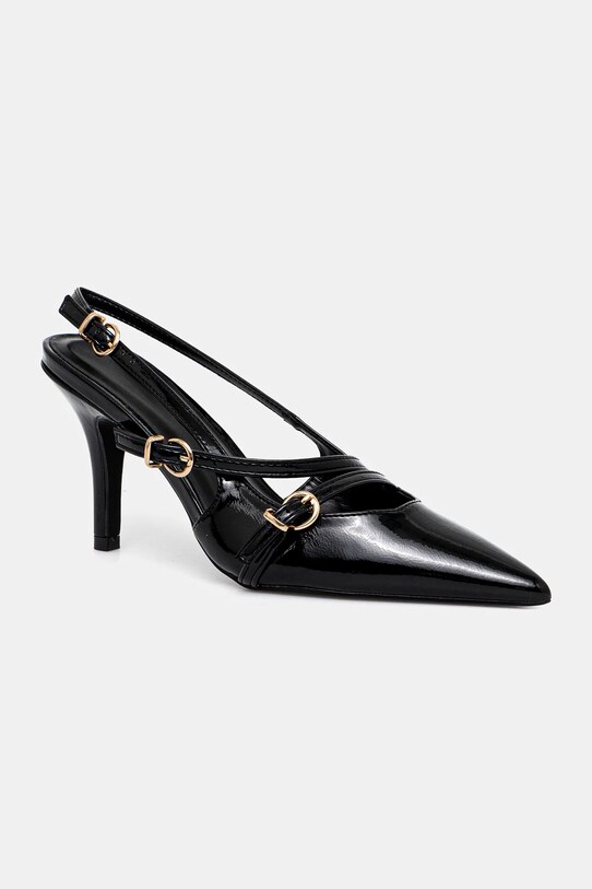 Answear Lab pantofi cu toc calcai expus negru 89.01.ios