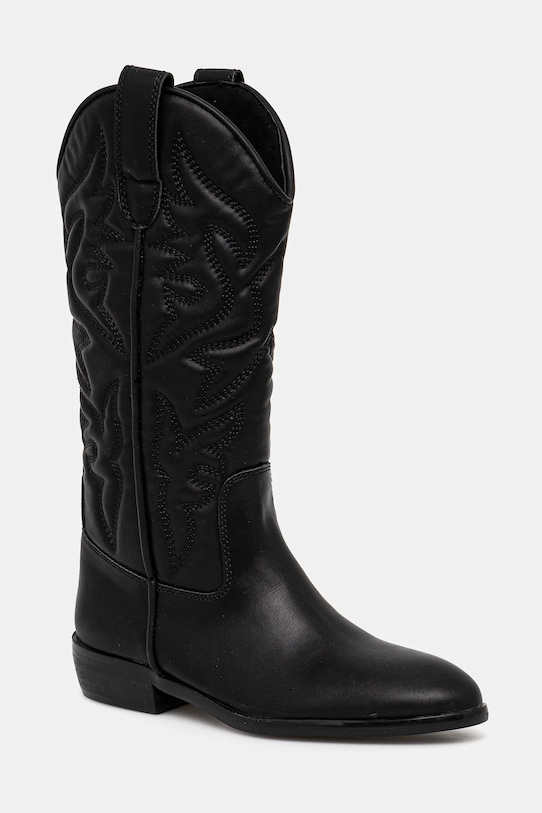 Καουμπόικες μπότες Answear.LAB φλατ μαύρο M4760.hms