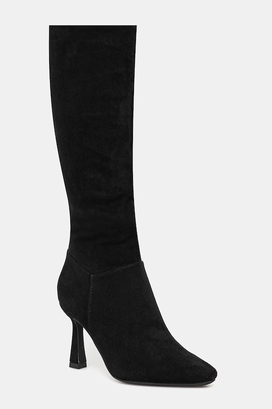 Vysoké čižmy Answear.LAB nezateplené čierna 9186.FLK
