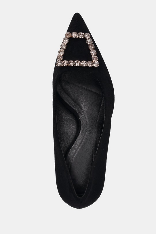 Answear Lab pantofi cu toc negru G3334.hos