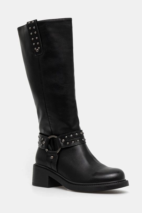 Answear.LAB kozaki imitacja skóry licowej czarny 688.78.hms