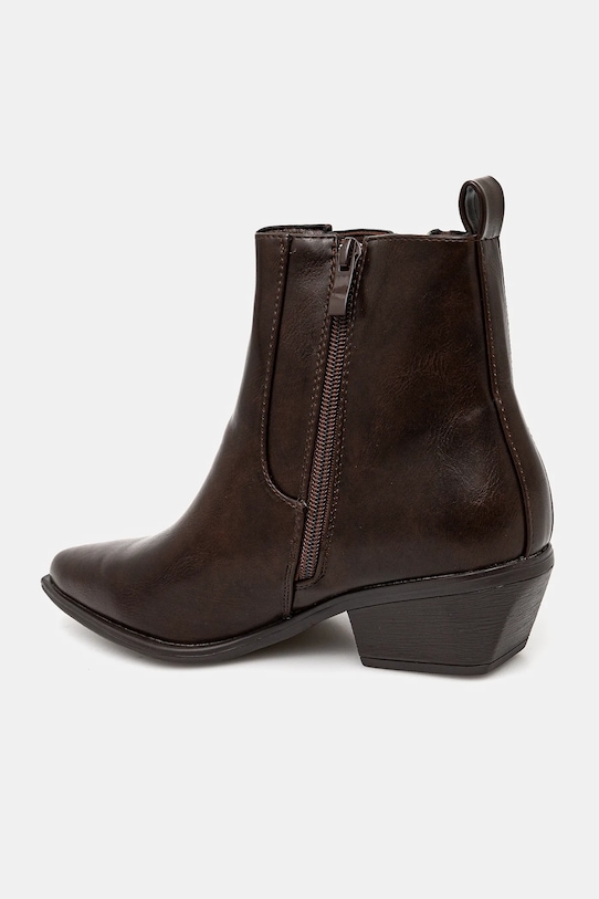 Answear Lab kowbojki 2w1 bordowy YY96.hos