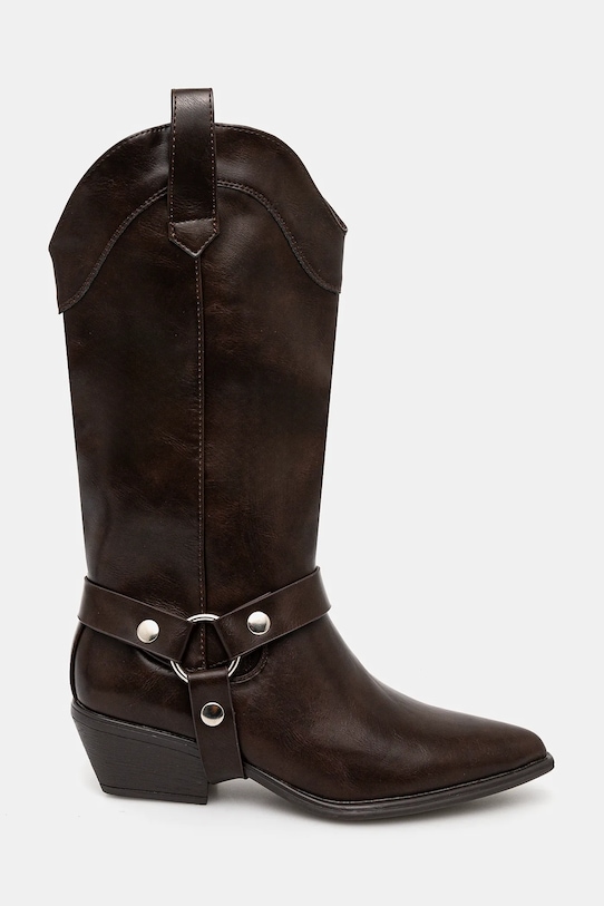 Answear Lab kowbojki 2w1 YY96.hos bordowy