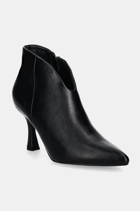 Gležnjače Answear.LAB na patentni zatvarač crna JB3404.hos