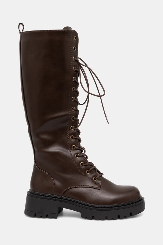 Vysoké čižmy Answear.LAB 6097.18.HWK hnedá WW25