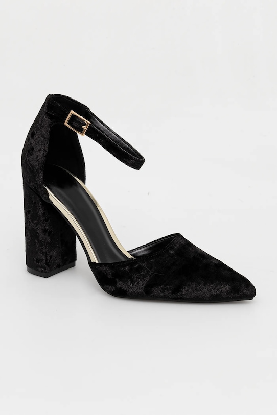 Answear.LAB czółenka słupek czarny 8315.IMS