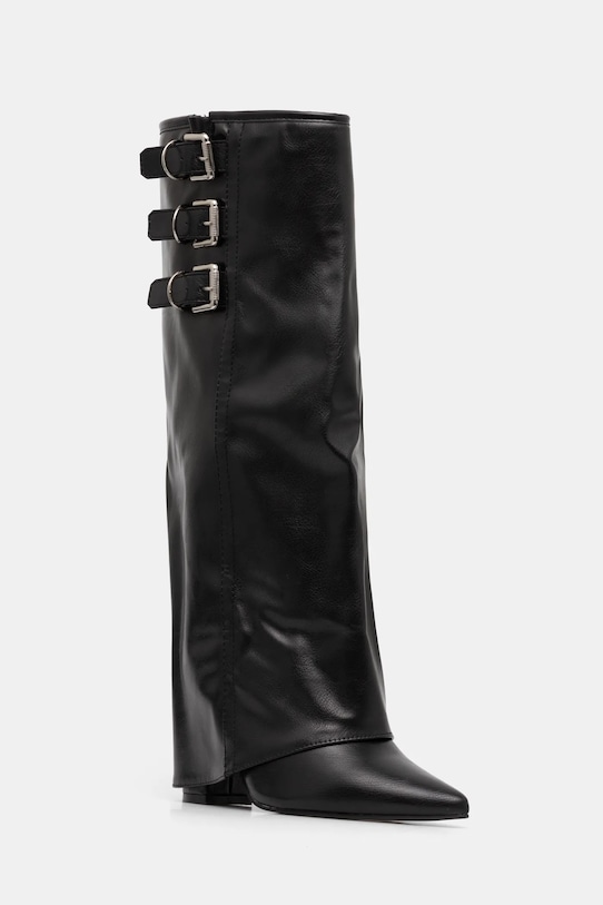 Μπότες Answear.LAB απομίμηση λείου δέρματος μαύρο v31.fos