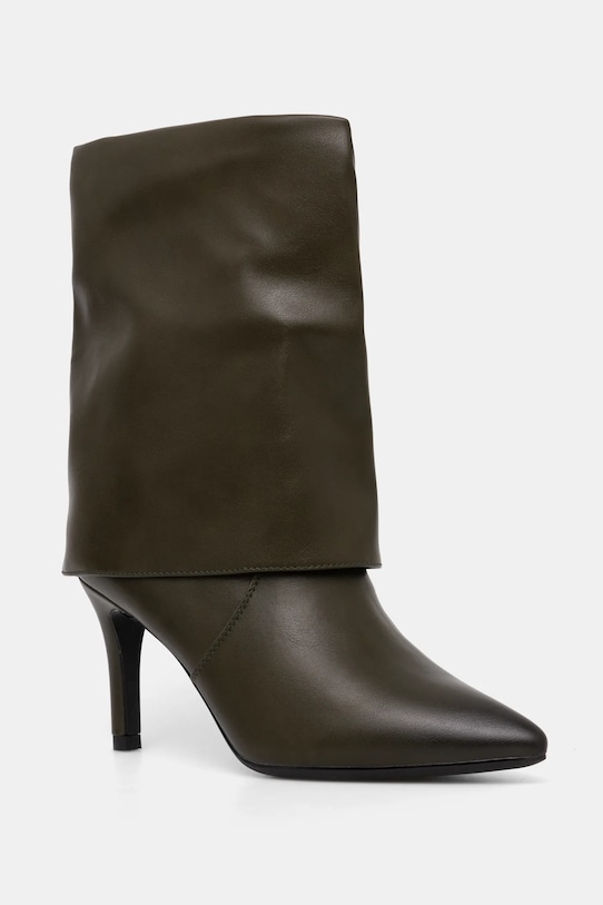 Answear.LAB bokacsizma tűsarok zöld 9335.fos