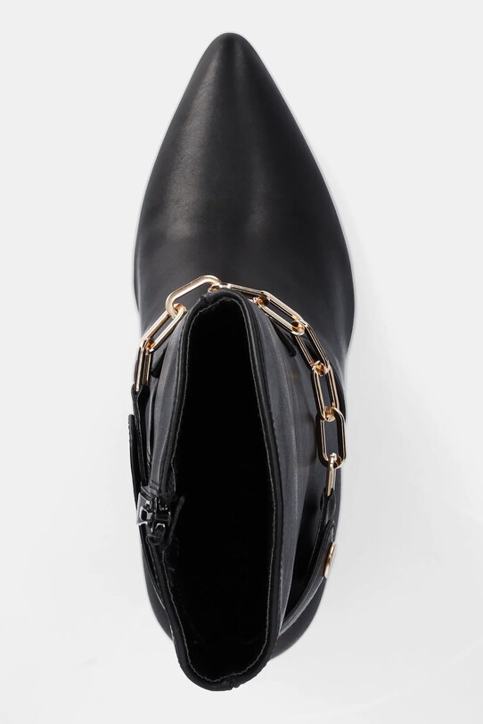 Answear Lab botine negru lancuch.hms