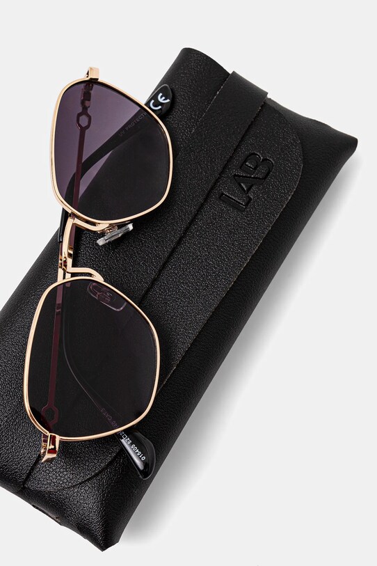 Akcesoria Answear.LAB okulary przeciwsłoneczne 015405.flk brązowy